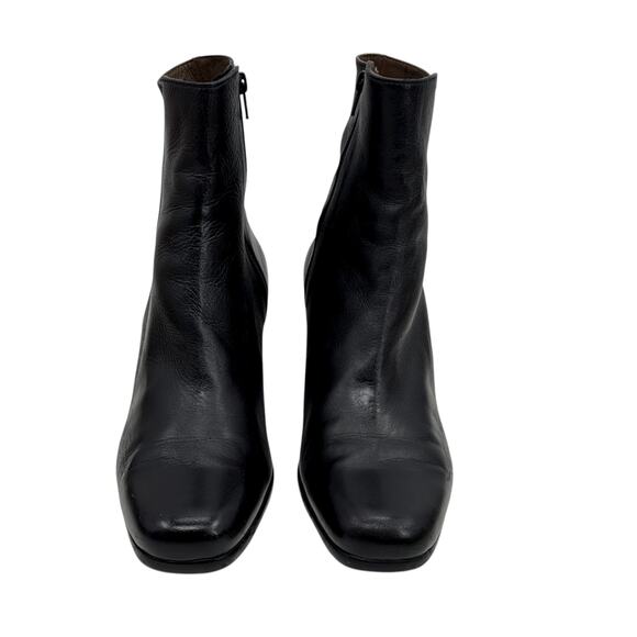 Arche Classic Boot Square Toe Heeled SZ 7 Women's Leather Ankle Bootie Everyday - Picture 10 of 13